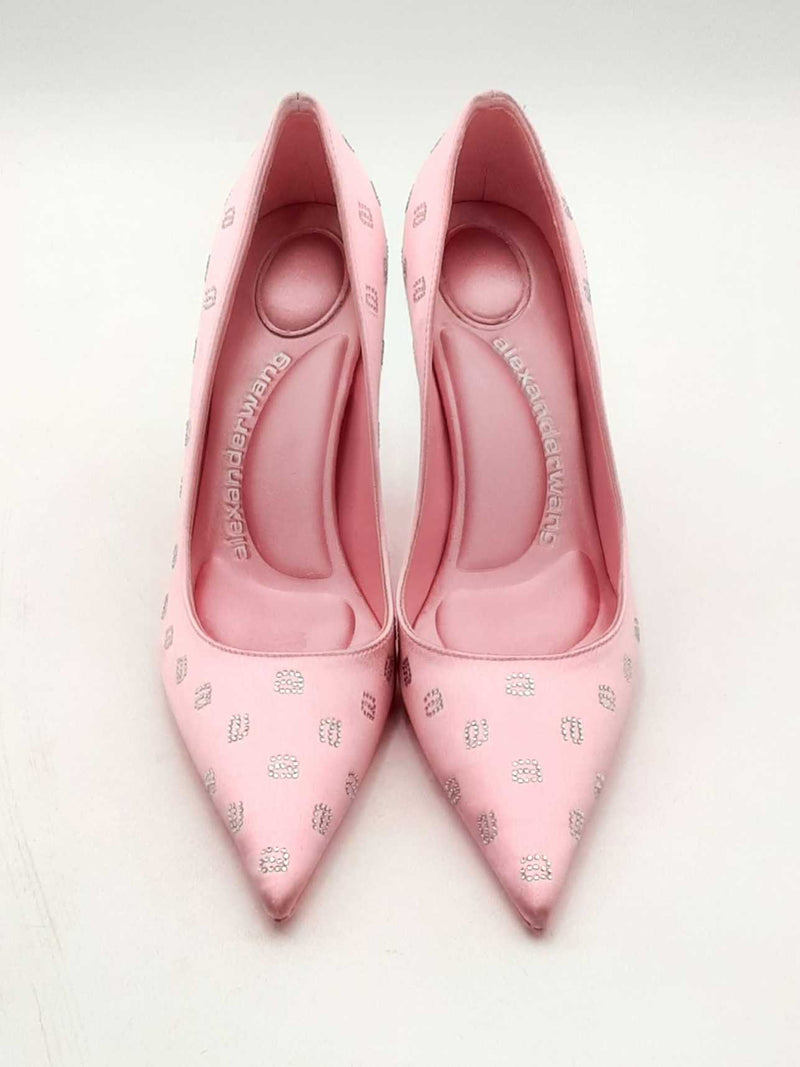 Alexander Wang Delphine Pink Satin Pumps Size 35.5 Eb1124lrxsa