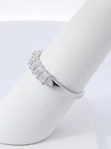 0.98 Cttw Lab-grown Diamond & 14k Gold Wedding Ring 1.5g Size 6.75 Fw0326pordu