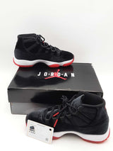 Nike Air Jordan 11 Retro Black Velvet Sneakers Size 7 Db5457-061 Eb0426lxzsa