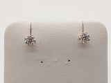 1.07 Cttw Lab Grown Diamonds 14k Yellow Gold 1.0g Stud Earrings Do0326orxde