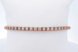 1.74cttw Diamond Tennis Bracelet In 10k Rose Gold 10.9 Grams 8 Inch Eb0826ixzde