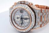 Audemars Piguet Royal Oak Offshore Chandelier 42mm 18k Rose Gold Diamond Watch 242.9 Grams Eb0125rxxxzsa