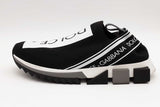Dolce & Gabbana Sorrento Logo Stretch Knit Sneakers Size 39 Eb0826lrxsa