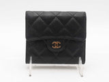 Chanel Flap Caviar Mini Wallet Black Aa0225przsa