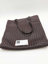 Bottega Veneta Chocolate Brown Intrecciato Leather Tote Bag Eb1225orxde