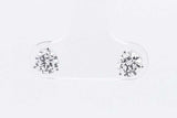 1.0cttw Lab Grown Diamond Stud Earrings In 14k White Gold 0.7 Grams Eb0326orxsa