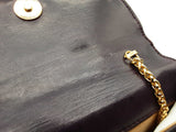 Gucci Purple Leather Bamboo Handle Chain Crossbody Bag Do0526prxde