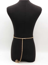 Gucci Gg Chain Belt Gold Aa0826lrzsa