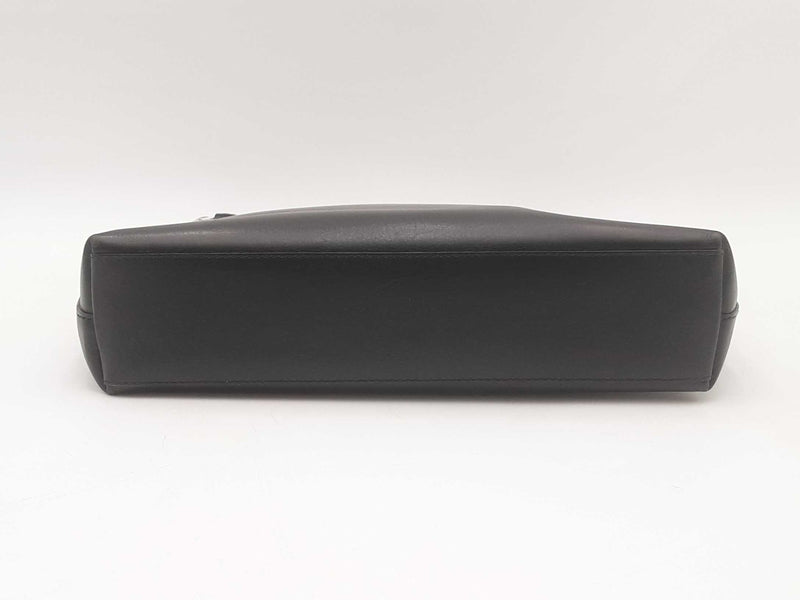 Gucci Vintage Black Leather Shoulder Bag Sd0625rzsa