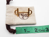 Hermes H Goldtone Metal 13mm Small Belt Buckle Do0126wrxde