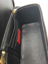 Valentino Garavani Vlogo Black Leather Vanity Case Eb1025oxzde