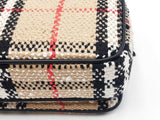 Burberry Mini Lola Crossbody Bag In Vintage Check Bouclé Tweed  Fw1125irzdu