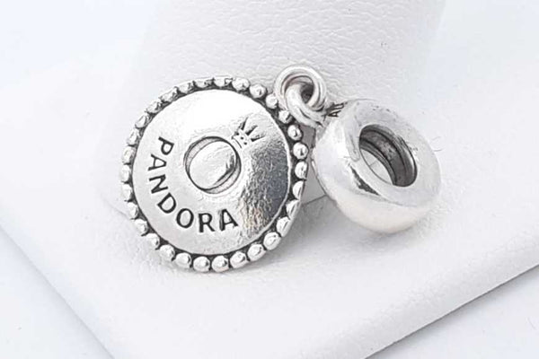 Pandora Sterling Silver Wifey Dangle Charm 3.4 Grams Eb0824rsa