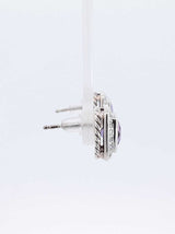 David Yurman Diamond & Amethyst Petite Albion Earrings In 925 Silver Fw0126lordu