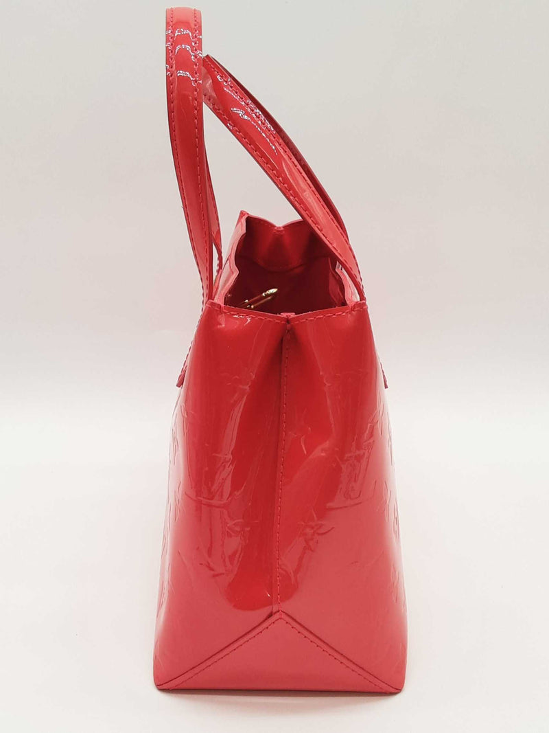 Louis Vuitton Monogram Vernis Wilshire Pomme D'amour Handbag Sd0825wzxde