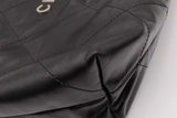 Chanel 22 Quilted Black Leather Hobo Shoulder Bag Eb1026olxzsa