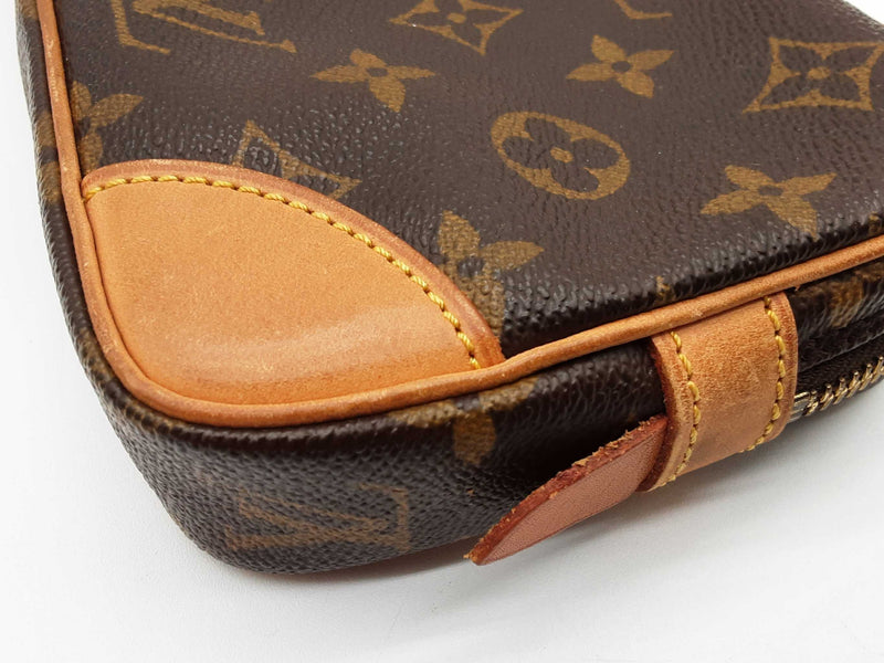 Louis Vuitton Pochette Brown Monogram Clutch Do0425pirde