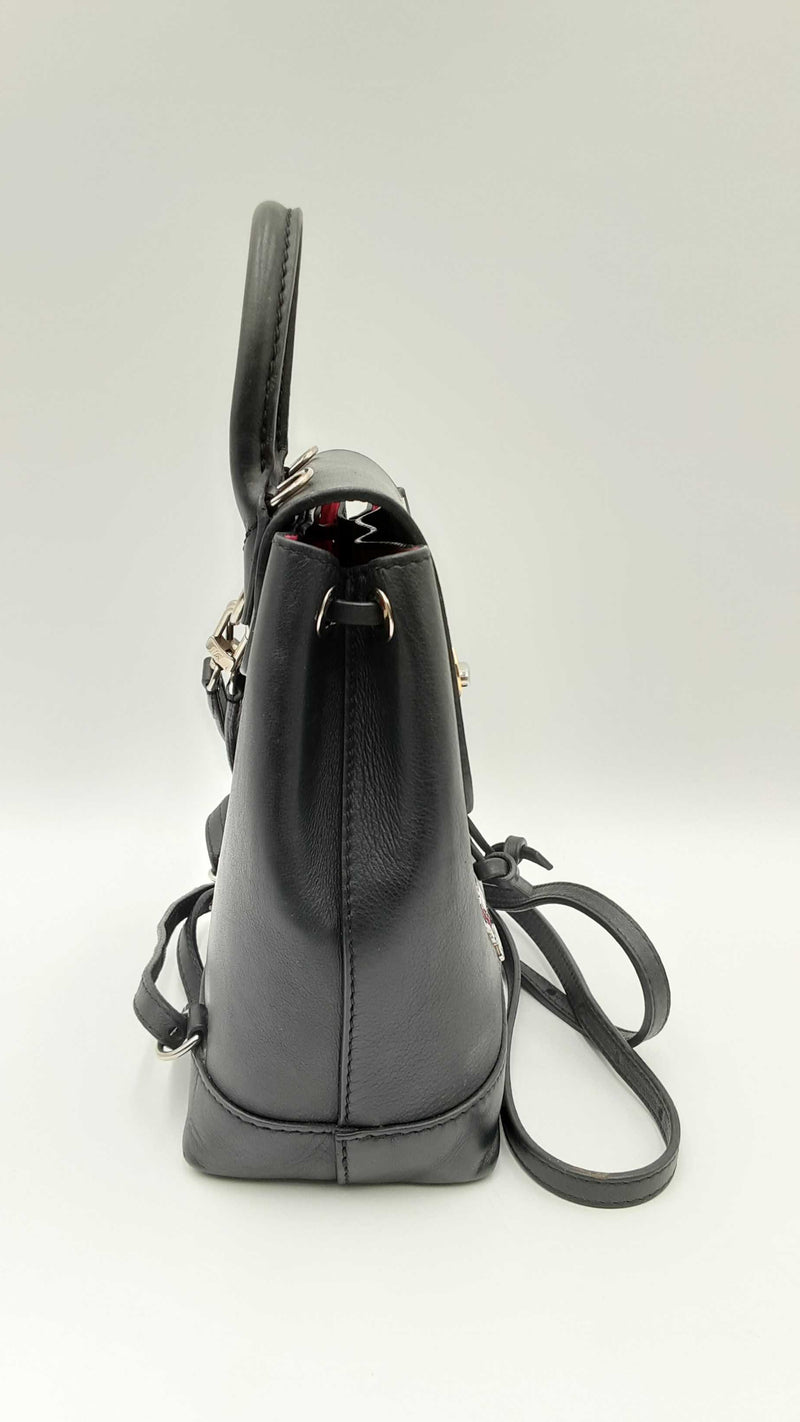 Louis Vuitton Lockme Enamel-embellished Mini Backpack Fw1124rxzdu