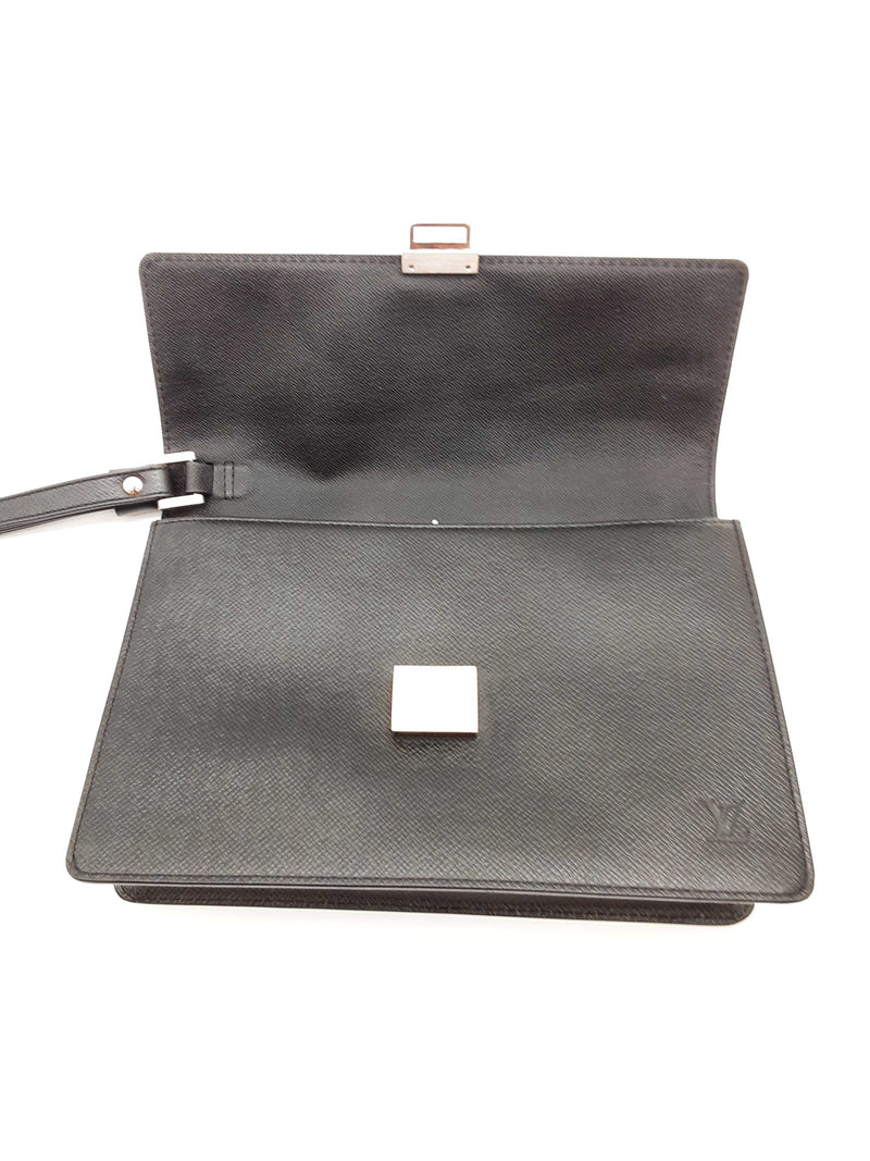 Louis Vuitton Taiga Selenga Black Clutch Bag Sd0925orzde