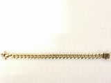 10k Yellow Gold Cuban Link Bracelet 87.5 Grams 8 Inchmk0726wzxzmia