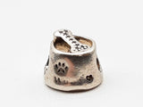 Pandora Dog Bowl 0.925 Sterling Silver 3.3g Charm Do0125oxde