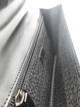 Versace Medusa Black Leather Clutch Organizer Eb1025wxzsa