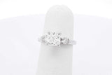 0.9cttw Diamond Ring In 14k White Gold 3.1 Grams Size 3.75 Eb0726ixzsa