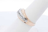 0.25cttw Diamond Ring In 14k Two Tone Gold 7.2 Grams Size 6.5 Eb0926ixzde