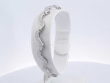 18k White Gold 8.2 Grams Snake Bracelet 7 In Aa0825wzxsa