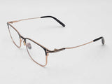 Tom Ford Black & Gold-tone Titanium Alloy Rectangular Eyeglasses Fw0825crdu