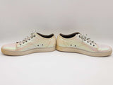Lanvin Dbb1 Holographic Irridescent Leather Low Top Sneakers Size 12 Sd1225lzxde