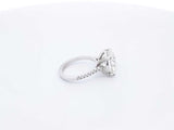 8.65 Cttw Lab Grown Diamond & 18k White Gold Ring 5.9 Gram Size 6.5 Fw0524wcrxdu