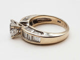 Approx 7.4 Ctw Diamonds 14k White Gold 6.6g Ring Size 6.25 Do0125wxzxde