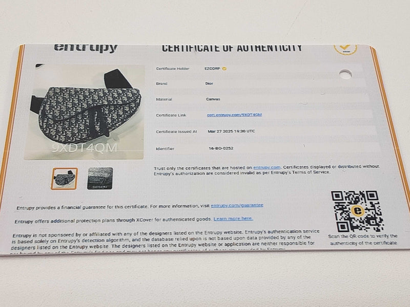 Christian Dior Saddle Tan Navy Oblique Logo Canvas Crossbody Bag Do0425loxzde