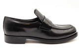 Prada Black Leather Loafers Size 41.5 Eb0626loxde