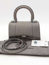 Balenciaga Sparkling Fabric Hourglass Top Handle Bag Eb0826wxzsa