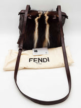 Fendi Fur Peekaboo Crossbody Bag Eb0326exzde