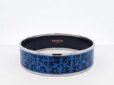 Hermès Balcons Du Guadalquivir 13mm Enamel Bangle Bracelet 8 Inch Fw0326lrxdu