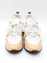 Louis Vuitton Run Away Sneakers In Damier Azur Canvas & Leather Sz 7 Fw0626lrzdu