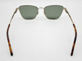 Yves Saint Laurent Ysl Sl551 Gold Brown Frames Green Lens Sunglasses Do0125exde