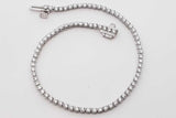 2.34cttw Lab Grown Diamond Tennis Bracelet 10k White Gold 4g 7 Inch Eb0526iirdu