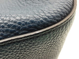 Prada Navy Blue Pebbled Leather Hobo Tote Bag Do0525rrxde