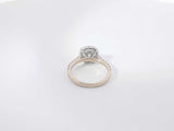 1.19 Ctw Diamond 18k White Gold 3.1 Grams Ring Size 20 Sd0425llzxsa