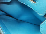 Hermes Birkin 25 Bleu Brighton Blue Swift Palladium Handbag Do1225lrrxzde