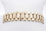 10k Yellow Gold Watch Style Link Bracelet 16.6 Grams 9 Inch Eb0426corsa