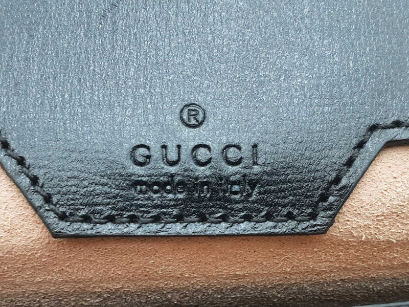 Gucci Web Small Horsebit 1955 Crossbody Bag Black Aa0825ixzsa