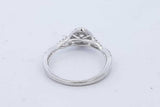 0.27cttw Diamond Ring In 10k White Gold 2.1 Grams Size 7 Eb0426lxzde