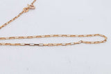 14k Yellow Gold Link Chain Necklace 3.1 Grams 24.5 Inch Eb0926orxsa