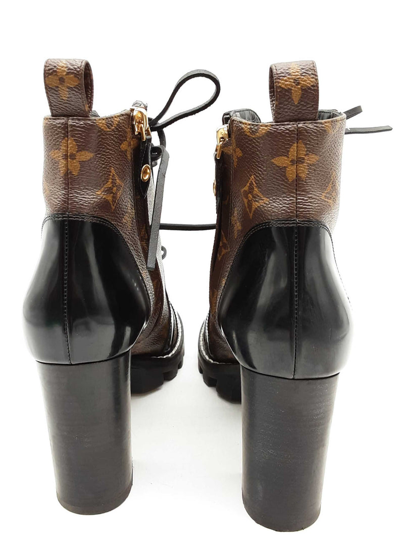 Louis Vuitton Star Trail Brown Monogram Ankle Boots Size Eu 41 Do0125oxzde