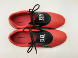 Balenciaga Zen Red Faux-leather Sneakers Size Eu 42 Us 9w 12m Fw1024llrsa